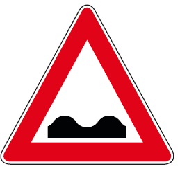 SEGNALI DI PERICOLO | STRADA DEFORMATA | FIG. 1