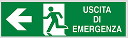 SEGNALI AZIENDALI DI EMERGENZA | USCITA DI EMERGENZA A SIN | FIG. E001 IT 10