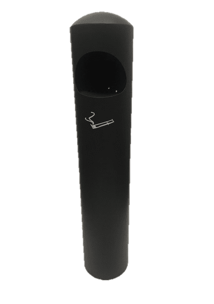 HMI-108006 | POSACENERE MURALE BIRKIN INOX NERO LACCATO