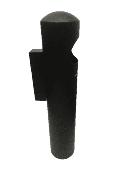 HMI-108006 | POSACENERE MURALE BIRKIN INOX NERO LACCATO - immagine 3